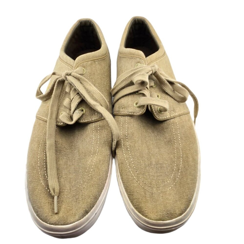 Polo Ralph Lauren Faxon Low Men’s 15D Tan Canvas Lace Up Sneakers